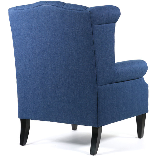 Hyde Park Home Navy Royale Wingback Armchair Temple Webster